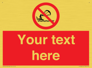 Custom No kite surfing